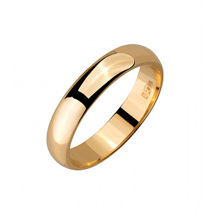 Золота обручка  (1к-281) фотографія