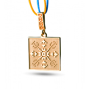 Золотой кулон «Життя» (1б_п-240) фотография