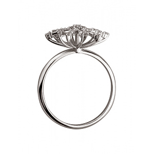 Золотое кольцо с бриллиантами (2б_к-331) фотография