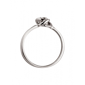 Золотое кольцо с бриллиантом (01-19258300) фотография