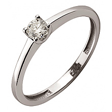 Золотое кольцо с бриллиантом (01-200569600)