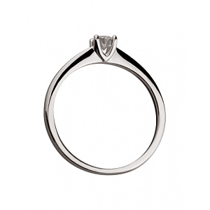 Золотое кольцо с бриллиантом (01-200569600) фотография