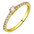Золота каблучка з діамантами 01-200769700 фотографія 1