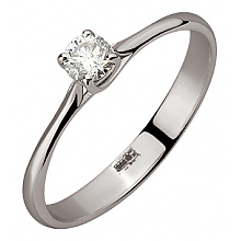 Золота каблучка з діамантом (01-200785600)