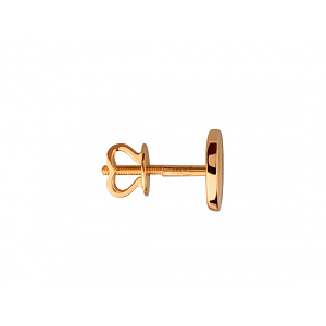 Золоті сережки з емаль (01-200512301) фотографія