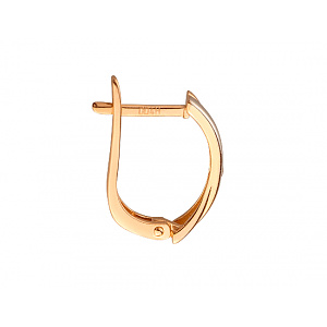 Золотые серьги с бриллиантами (01-200539501) фотография