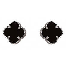 Золотые серьги с фианитом (цирконием куб.) (01-200783601)