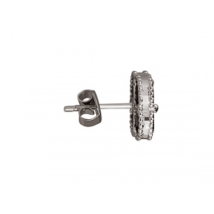 Золотые серьги с фианитом (цирконием куб.) (01-200783601) фотография