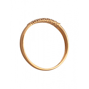 Золотое кольцо с бриллиантами (01-200819301) фотография