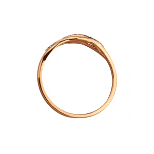 Золотое кольцо с бриллиантами (01-200838301) фотография