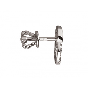 Золотые серьги с цирконием куб. (01-200381602) фотография