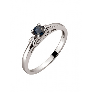 Золотое кольцо с корундом (01-200465902) фотография