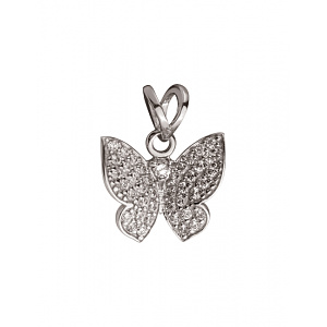 Золотий кулон з цирконієм куб. (01-200542702) фотографія