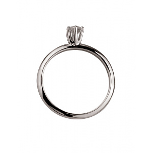 Золотое кольцо с бриллиантом (01-200603002) фотография