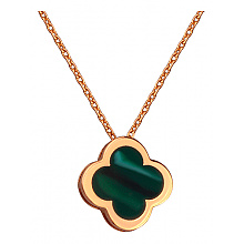 Золоте кольє з фіанітом (цирконієм куб.) (01-200755502)