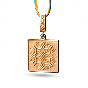 Золотой кулон «Здоров'я» (1б_п-241) фотография