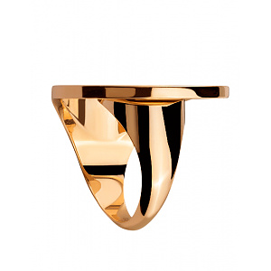 Золота каблучка з діамантами (1б_к-334) фотографія