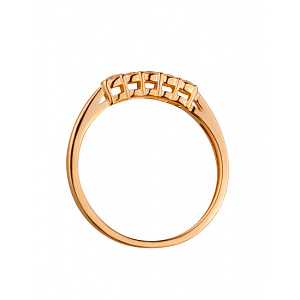 Золотое кольцо с бриллиантами (01-19083803) фотография