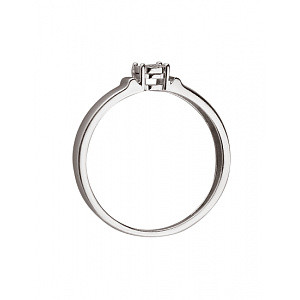 Золота каблучка з діамантом (01-200087403) фотографія