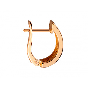 Золоті сережки з цирконієм куб. (01-200358703) фотографія