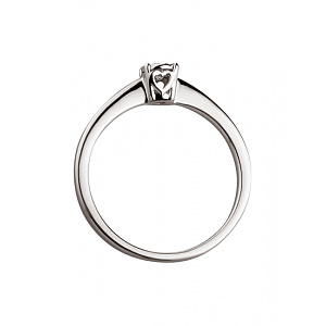 Золота каблучка з діамантом (01-200449103) фотографія