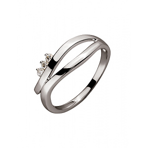 Золотое кольцо с бриллиантами (01-200481203) фотография