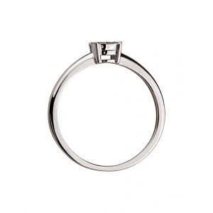 Золота каблучка з діамантами (01-200769703) фотографія