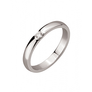 Золотое кольцо с бриллиантом (01-200788503) фотография