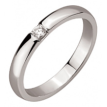 Золотое кольцо с бриллиантом (01-200788503)
