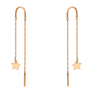 Золоті сережки  (1с333/00б) фотографія