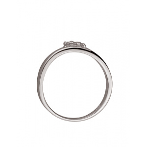 Золотое  кольцо с бриллиантами (01-200164504) фотография