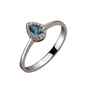 Золота каблучка з цирконієм куб. (01-200291204) картинка Золота каблучка з цирконієм куб. (01-200291204) фотографія