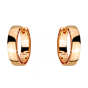 Золоті сережки з цирконієм куб. (01-200408204) фотографія