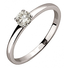 Золота каблучка з діамантом (01-200633404)