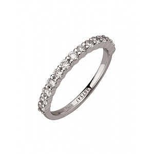 Золота каблучка з діамантами (01-200769704) фотографія