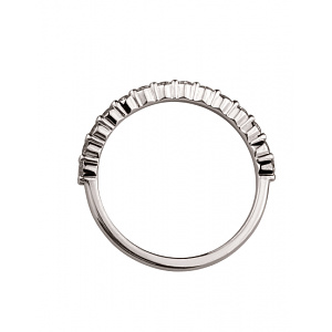 Золота каблучка з діамантами (01-200769704) фотографія