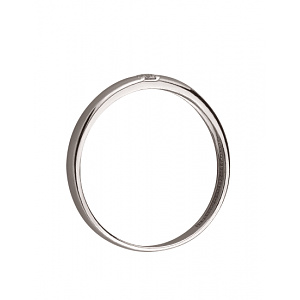 Золотое обручальное кольцо  с бриллиантом (01-200838304) фотография