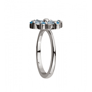 Золотое кольцо с топазами (2к-261) фотография