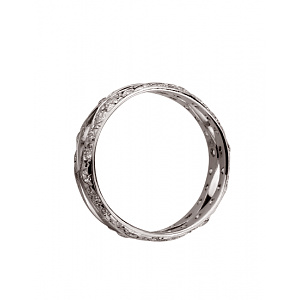 Золота каблучка з цирконієм куб. (01-19131705) фотографія