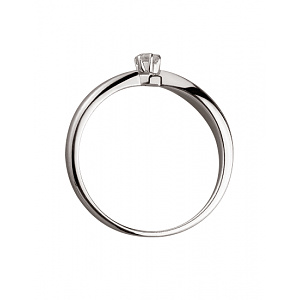 Золота каблучка з діамантом (01-200449105) фотографія