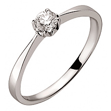 Золота каблучка з діамантом (01-200563605)