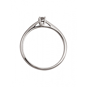 Золотое кольцо с бриллиантом (01-200616905) фотография