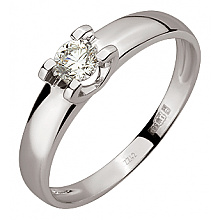 Золота каблучка з діамантом (01-200783605)