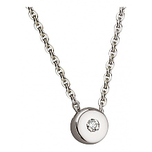 Золоте кольє з діамантом (01-200845105)