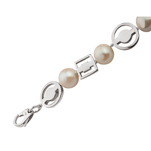 Золотий браслет з перлинами (2б_б-003) фотографія