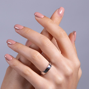 Золота обручка  (2к-201) фотографія