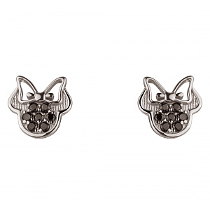 Золотые серьги с фианитами (2б_с-257) фотография