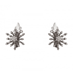 Золоті сережки з діамантами (2б_с-285) фотографія