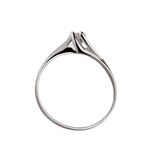 Золотое  кольцо с бриллиантом (01-200428706) фотография