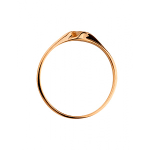 Золотое кольцо с бриллиантом (01-200603006) фотография